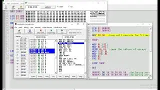 Swap two array elements in 8086 assembly