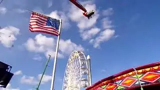Полет на ускорителе Fabbri Booster Maxxx на выставке Nottingham Goose Fair 2024 в рамках программ...