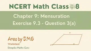 Mensuration,Class 8th maths NCERT 