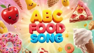 ABC Food Song 🍎🥦🍰 | Fun Alphabet Learning with Healthy & Yummy Foods for Kids