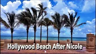 Hollywood Beach After Hurricane Nicole
