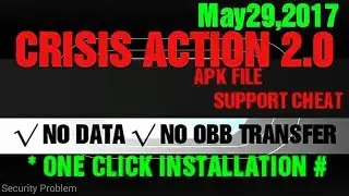 APK 2.0 (291) MOD CRISIS ACTION LATEST SUPPORT CHEAT TOOLS.