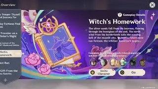 My Genshin Impact Gameplay: Witch's Homework & Events Shutter flash Memory Hunt Part 1
