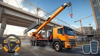 Unbelievable Crane Skills! Heavy Bridge Building Simulator