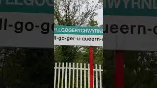 Europe's Longest Train Station Name #shorts #shortsfeed #shortvideo #trainstation #wales