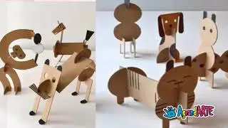 Escultura ensamblada. Animales