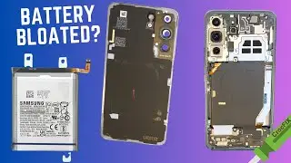 SAMSUNG S22 - Как ЗАМЕНИТЬ БАТАРЕЮ (вздутую)