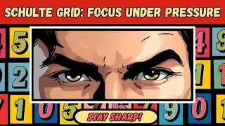 Focus Under Pressure – A Schulte Challenge (5 rounds, 30 seconds)