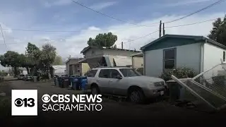 Trash, abandoned property line Ceres mobile home park despite power restoration