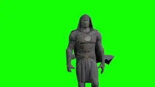 Marvel's Super Hero Moon Knight Green Screen