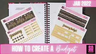 HOW TO CREATE A BUDGET | JANUARY MONTHLY BUDGET 2022 | Come Budget With Me