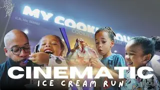 Ice Cream Run in Lusail Marina Food Arena | Doha Drive-Thru Food Truck Park 🇶🇦 | Cinematic Vlog