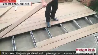 Modular Deck--Smarter Decking Builder