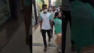 Gokhale Road, Thane before Diwali festival 2021.