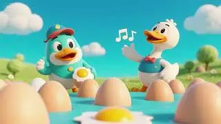 🥚🦆 Eggs Over Quacky | Fun Kids Song & Sing Along! 🎶🎉