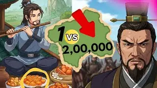 ALONE Fooled an ANCIENT CHINESE ARMY! Zhuge Liang UNBELIEVABLE  Military Tactics at Empty Fort