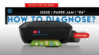 How to diagnose Hp Ink Tank printer series | Error 4 