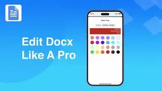 How to edit files in Docx like a pro | #mobile | #edit | #files | #video