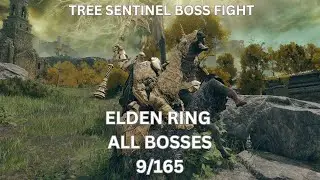Elden Ring - Tree Sentinel Boss fight 4k 60 fps