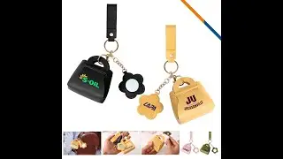 AG SBD3  Ticase Mini PU Leather Mirror Coin Keychain Purse