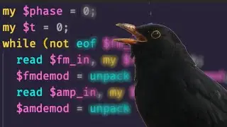 Speech to blackbird song converter