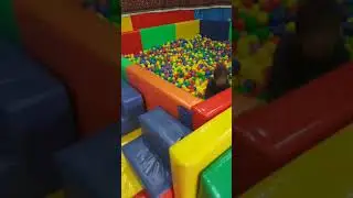 Nov. 3, 2018- Kids in a play area at Kuwait Magic Mall.