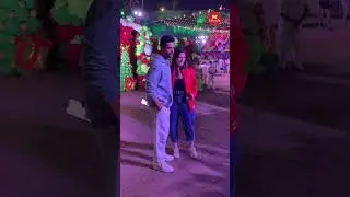 #NehaDhupia and #AngadBedi were spotted at Arpita and Aayush's daughter's birthday bash.