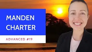 Advanced #19 African Human Rights French lesson about with keywords and phrases La Charte du Manden