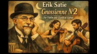 Erik Satie - Gnossienne N&ordm;2. For Violin and Classical Guitar.