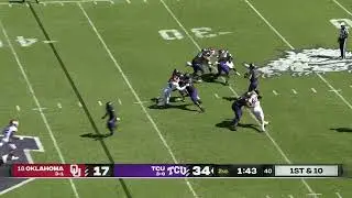 62 YDS FOR TCU'S GUNNAR HENDERSON! 😤