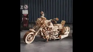 Berlingka Cruiser Motorcycle ROKR LK504, 3D Wooden puzzle Build . (5 $ Discount code: DCR1SVCF70Y0)