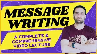 Message writing || how to write a message || class 10 || exam march 2024-2025 #ruhsir