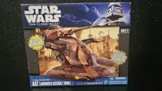 AAT Armored Assault Tank. Star Wars The Clone Wars.  Package Converts to Diorama.