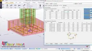 #4 Membuat pembesian pada Footing tekla struktur