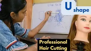 U Shape Professional Hair Cutting tutorial Step by step l Hair Cutting l Hair Cut l Hair Cutting