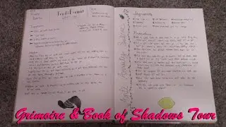 Tour of my Grimoires and Book of Shadows