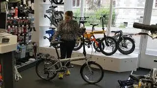 De vouwfiets wheelerz invouwen, instructies.