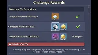Genshin Impact: Contending Tides Event - Welcome to Easy Mode (Hard Difficulty)