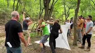 Fight Scene Rehearsals with Slim Khezri as Half King for 