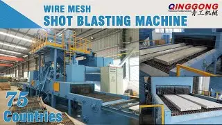 Mesh Belt Shot Blasting Machine | Abrator | Blaster | Sales to 75 Countries