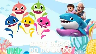 Colorful Baby Shark Dance for Kids 🎵 | Learn Colors in the Ocean 🌊
