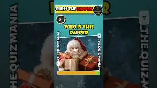 Guess The Rapper As Santa Claus 🎅🎄🎁 1 | 99% will Fail | Rap Quiz 2025 | The Quiz Mania