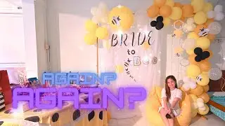 VLOG #8 : BRIDE TO BEE 🐝 | Bridal Shower Setup 👰&zwj;♀️ | @clarkaimie626
