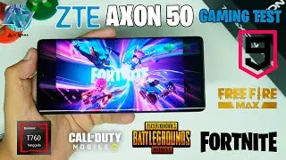 ZTE AXON 50 5g: Gaming Test | Fortnite, Free Fire Max, COD y PUBG (Unisoc T760)