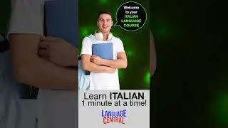 Italian Language Course: Learn Italian One Minute at a Time #languagecentral #learnitalian #1min