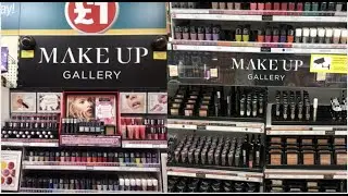 MAKEUP TOUR + HAUL at Poundland Makeup Gallery! (TESTING) &pound;1