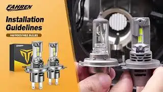 How to Install Fahren H4 9003 HB2 Led Light Bulbs