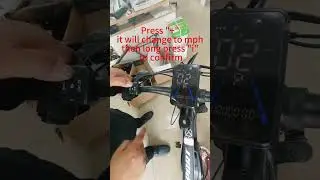 Misodo: how to change the F28 Mouantain ebike's odometer to use mph instead of kmh #misodo
