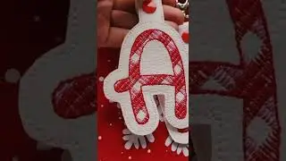 Алфавит-монограмма с большим конфетным брелоком 🍬 🍬 начальные буквы A-Z