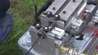 Bagela Miniflow Blowing-in of Fibre optic Cable / Einblasen von Glasfaserkabel